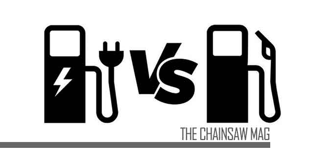 Electric vs Gas Chainsaws featured